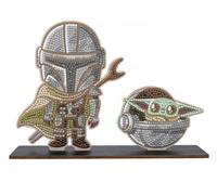 CRYSTAL ART Mandalorian & Grogu Duo Buddies XL Kit Double Buddies