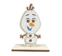 Crystal Art - Kit de diamantes Olaf - para adultos y niños, colores surtidos - Disney La Frozen