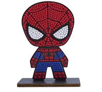CRYSTAL ART Kit de figura de diamante Marvel - Spider-Man