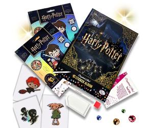 Crystal Art Sticker Collection - Kit Original de Diamond Painting, Álbum de Pegatinas Harry Potter Starter Pack con 6 Stickers, Colección Creativa 6+, CA-31HPSALB
