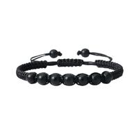 Crystal áspero Trendy Trandy Nylon Rope Beads Beads Mujeres Hombres de piedra natural IMITACIÓN AMBERS AMBERS Strand Bangle Gift Reiki Bracelets (color: beige, tamaño: beige)