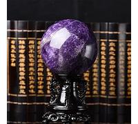 Crystal Ball Amethyst Ball Ornament Crystal Ball Lucky Prosperity Crystal Ball(10cm)