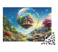Crystal Ball Garden Puzzles 1000 Piezas Recyclable Material Magical Fantasy Art Senior Puzzles Juego Educativo Descompresión Parent Chico & Chica Accesorios para Juegos 70x50cm/1000Ps