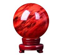 Crystal Ball Solid Crystal Ball with Stand Crystal Ball for Home Decoration Photography and Party,12cm