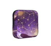 Crystal Ball Stars - Bolsa de almacenamiento a prueba de períodos, funda de viaje de higiene femenina para toallas sanitarias, bolsa mensural discreta para bolso de oficina