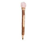 Crystal Ballpoint Pens - Wooden Gel Ink Writing, Elegant Decorative Pens for Journaling Study Use, Smooth Writing Office School Pen Set for Students Use, Creative Writings Stationery Kit for Daily