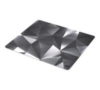 ENDORFY Alfombrilla para ratón Crystal Black L, 450 x 400 mm, tamaño L, guía para ratón Lisa, Borde Impreso, Base de Goma Antideslizante, diseño Elegante