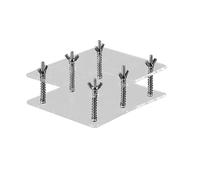 Crystal Card Press - Corrector de tarjetas acrílicas | Reparador de curvatura de tarjetas transparentes | Dispositivo de corrección de soporte para enderezar tarjetas de pantalla transparentes para el