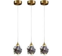 Crystal Chandelier LED Full Brass Crystal Chandelier, Minimalist - Decorative Hanging Lights,Pendant Ceiling Light