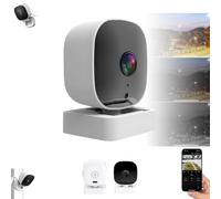 Crystal-Clear 2K Security Camera with Color Night Vision, Indoor Surveillance & Security Cameras Recording & Smart Alerts for Home Yard Garden Farm Security, Easy Install, Wide Angle View (1 pcs)