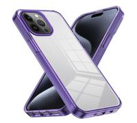 Crystal Clear compatible con la funda del iPhone 13 Pro Max, computadora acrílica dura, parte trasera protectora ultrafina, protección contra golpes contra arañazos (Mor)