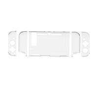 Crystal Clear Cover Case para Switch, Dust Water Scratch Resistente Crystal Transparent Hard PC Funda Protectora