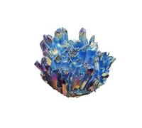Crystal Cluster Beautiful Rainbows Electroplating Colorful Quartz Stones Aquarium Decoration Home Decor (Size : 450-500g)