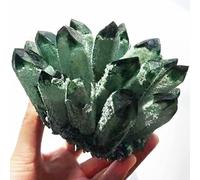 Crystal Cluster Clear Quartz Green Ghost Crystal Cluster Amethsyt Cluster Ornament,500g