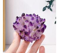Crystal Cluster Quartz Crystals Crystals Stone Crystal Columnar Crystal Gift Crystal Ornaments Crystal Large Crystals Quartz Crystal,Purple,200~300g