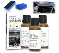 Crystal Coating for Car Plastic Parts,2025 New Crystal Coating Refurbish Agent, Long Duration Plastic Parts Refurbish Agent for Automotive,Car Cleaning Products (1 Pcs)