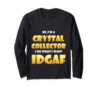 Crystal Collector Idgaf Rock Hound Rare Crystals Collection Manga Larga