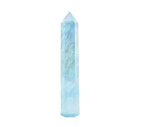 Crystal Colored Molten Stone Single Pointed Column Crystals Wands for Decoration Collectibles