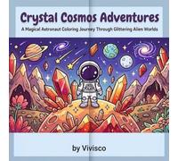 Crystal Cosmos Adventure: A Magical Astronaut Coloring Journey Through Glittering Alien World