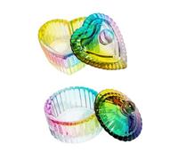 Crystal Dappen Plate Clear Nails Brush Washer Cups Durable Glass Construction Safe for Daily Care Easy to Clean Glass Unguis Brush Cup