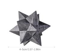 Crystal Decorations For Home - Sacred Star Crystal Stone Decoration | Polished Spiritual Shungite Ornaments Soothe Emotion Companion For Living Room Study Room Reading Yoga Calming - 4-5cm Stone