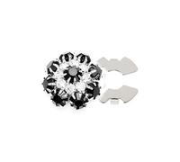 Crystal Detachable No Sew Buttons Clips For Ladies Shirt Blouse Dress Cuff-links Jewelry Decoration para manualidades, bodas(Black)