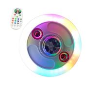 Crystal Disco Ball, Dynamic Stage Lighting Effect, High Brightness Screw in Party Lamp, Versatile Magic Ball Light with Heat Dissipation Ring for Birthday Events Holiday Festivals and Home Decor