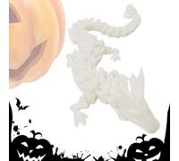 Crystal Dragon Toys-3D Dragon Joint con Miembros Móviles, Figura Fantástica de 11,8 Pulgadas | Colección articulada como Adorno para Navidad, Halloween, Home and Desktop Deco
