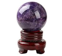 Crystal Dreamlike Amethyst Sphere Amethyst Sphere Quartz Crystal Gemstone Sphere Home Decor,Amethyst Ball-8cm