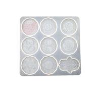 Crystal Epoxy Resin Mold Handmade Flower of Life Earrings Eardrop Silicone Mould