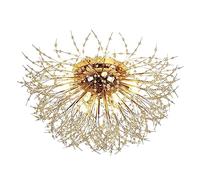 Crystal Firework Ceiling Light Flush Mount Crystal Chandelier Close to Ceiling Lamp Fixtures for Bedroom Kitchen Island Hallway Entryway Porch Gazebo