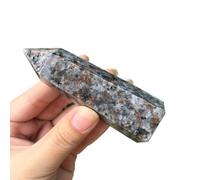 Crystal Flame fire Crystal Stone Point Fluorescent Sodalite ore (Size : 2pcs)