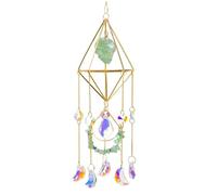 Crystal Garden Wind Chimes - Decorative Crystal Sun Catcher Pendant Ornament | Ideal For Outdoor Spaces, Bedrooms, Terrace, Party, Courtyard, Patio, Balcony, Backyard, Adds Sparkling Charm