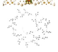 Crystal Garland String - Decorative Beaded Garland for Home | Sparkling Acrylic Crystals with Flexible Wire, Perfect for Weddings, Christmas Trees, Party Decorations Handmade Crafts 39.3 in