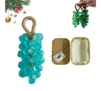 Crystal Grape Soap, Personalized Original Handmade Crystal Grape Soap Gentle Cleansing Soap, Soap On A Rope, for Washing Hands and Fresh Air Men Women (Tea Tree)