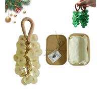 Crystal Grape Soap, Personalized Original Handmade Crystal Grape Soap Gentle Cleansing Soap, Soap On A Rope, for Washing Hands and Fresh Air Men Women (Jasmine)