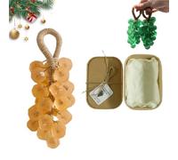Crystal Grape Soap, Personalized Original Handmade Crystal Grape Soap Gentle Cleansing Soap, Soap On A Rope, for Washing Hands and Fresh Air Men Women (Osmanthus)
