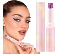 Crystal Jelly Glaze Stick - Shimmer Glitter Eye Shadow, Smooth Longwear Makeup for Party or Wedding, Multi Use Cosmetic Pen for Women Daily Looks 2.44x0.59 inches
