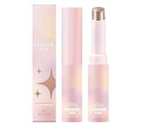 Crystal Jelly Glaze Stick Sombra de ojos, Barra de Sombras de Ojos, Delineador de Ojos, Lápices de colores brillantes con pincel, Cosméticos de larga duración para pieles sensibles y secas