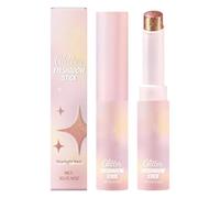Crystal Jelly Glaze Stick Sombra de ojos, Barra de Sombras de Ojos, Delineador de Ojos, Lápices de colores brillantes con pincel, Cosméticos de larga duración para pieles sensibles y secas