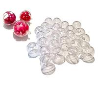 CRYSTAL KING - Lote de 25 Bolas acrílicas (4 cm), Transparente