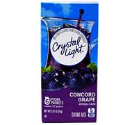 Crystal Light Concord Grape, 12-Quart 2.01-Ounce Canister (Pack Of 4)