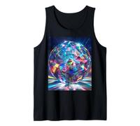 Crystal Logic Abstract Geometric Art Camiseta sin Mangas