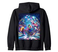 Crystal Logic Abstract Geometric Art Sudadera con Capucha