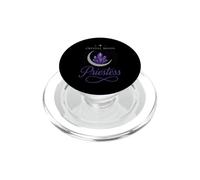 Crystal Moon Sacerdotisa Mystic Moon Phase Witch Aesthetic PopSockets PopGrip para MagSafe