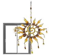 Crystal Prism Suncatcher, Decorative Hanging Pendant, Hangable Crystal Ornament | Light-Reflecting Window Decor, Indoor Outdoor Decoration For Bedroom Kitchen Office Porch Balcony Yard Garden