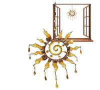 Crystal Prism Suncatcher - Hanging Pendant Spiral Crystal Rainbow Maker Window Decor | Sun Catcher For Garden, Balcony, Porch, Bedroom, Kitchen, Office