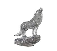 Crystal Puzzle 59181 3d Lobo Negro 37 piezas, Gris , color/modelo surtido