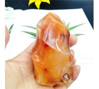 Crystal Red Agate Torch Crystal Flame Carnelian Quartz Form Fire Crystals (Size : 210-250g)