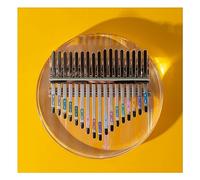 Crystal redondo Kalimba pulgar Piano 17 teclas 21 teclas acrílico kalimba colorido transparente dedo piano transparente kalimba impermeable colorful-17Keys